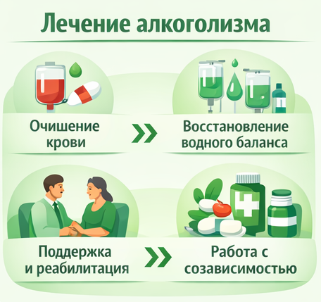 лечение алкоголизма в Кировске Мурманская обл. этапы